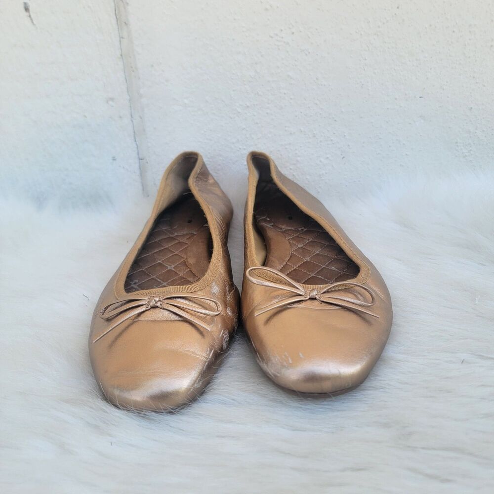 Birdies Hummingbird ballet flats Vintage Gold Sz 9.5